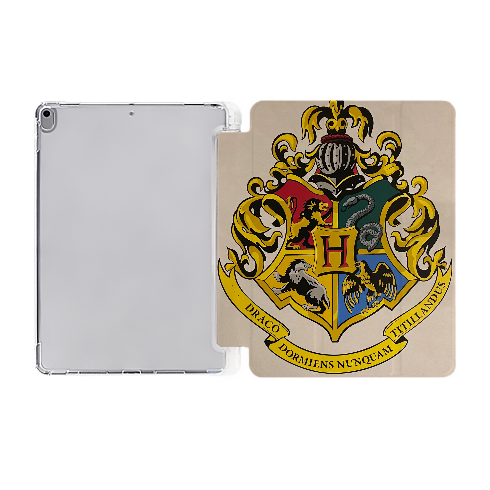 （画像用） Harry Potter ハリー・ポッターシリーズ IPad ケース ペン収納付き 三つ折りスタンド PUレザー×シリコン 対応機種9.5/10.5/10.9インチ
